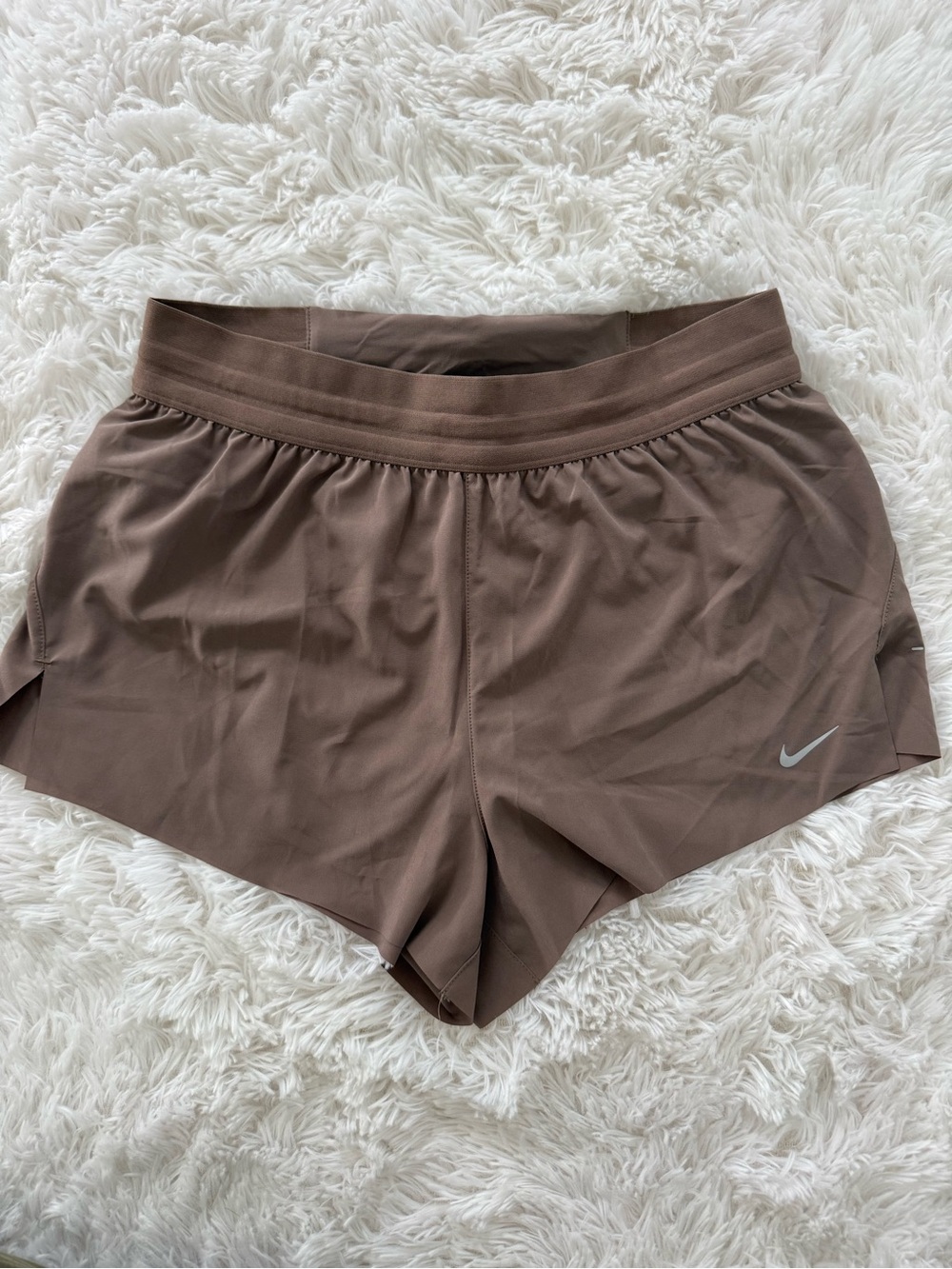 Nike Women’s Taupe Athletic Running Shorts